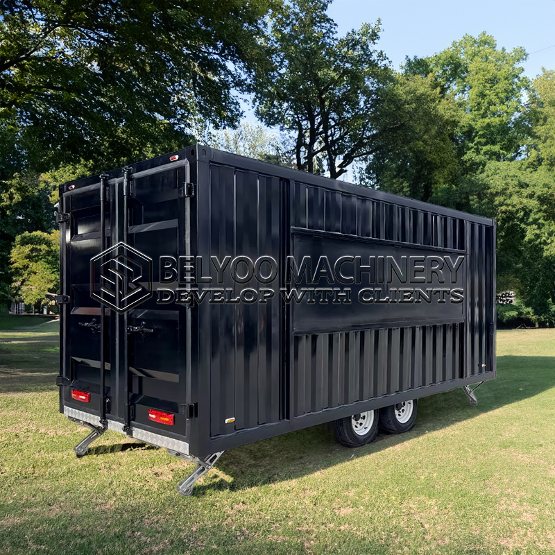 Coffee Equipment Manufacturers - Belyoo BBQ Concession Trailer Fully Equipped