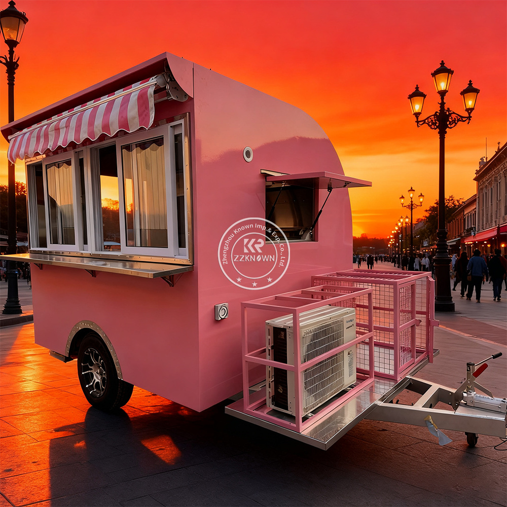 Outdoor Food Kiosk Foodtrailer - Coffee Equipment Manufacturers 리뷰 및 가격