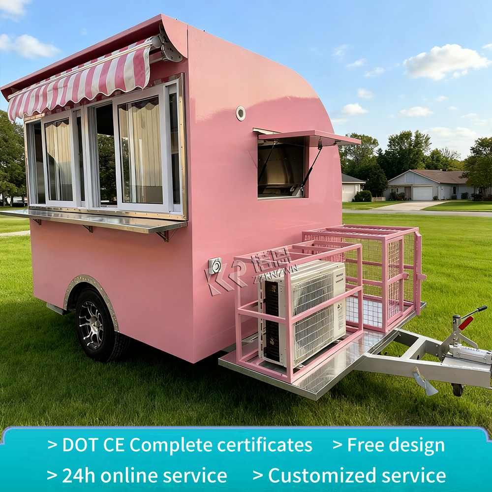 Outdoor Food Kiosk Foodtrailer - Coffee Equipment Manufacturers 리뷰 및 가격