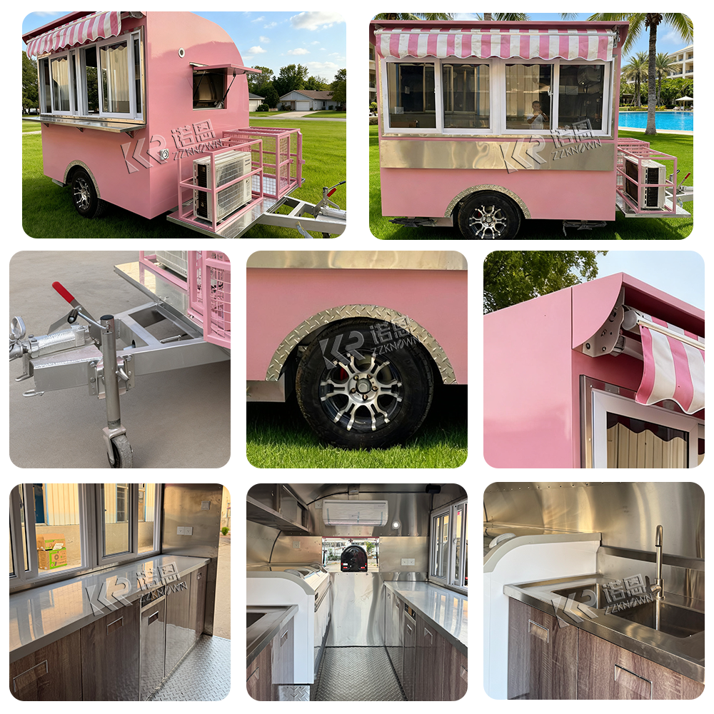Outdoor Food Kiosk Foodtrailer - Coffee Equipment Manufacturers 리뷰 및 가격