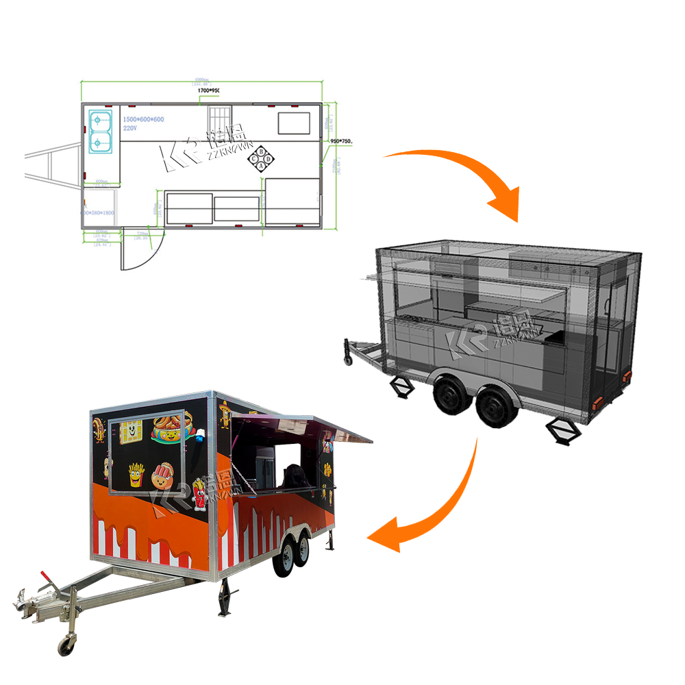 BBQ Concession Trailer Fully E - Coffee Equipment Manufacturers 리뷰 및 가격