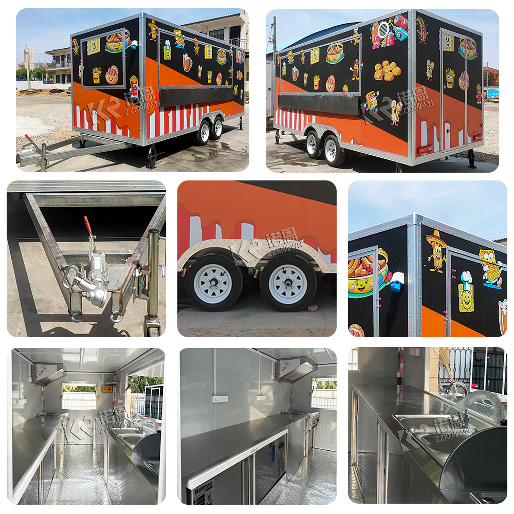 BBQ Concession Trailer Fully E - Coffee Equipment Manufacturers 리뷰 및 가격