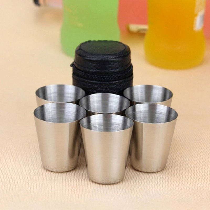 4/6Pcs Stainless Steel Cups Mi - Coffee Equipment Camping 리뷰 및 가격
