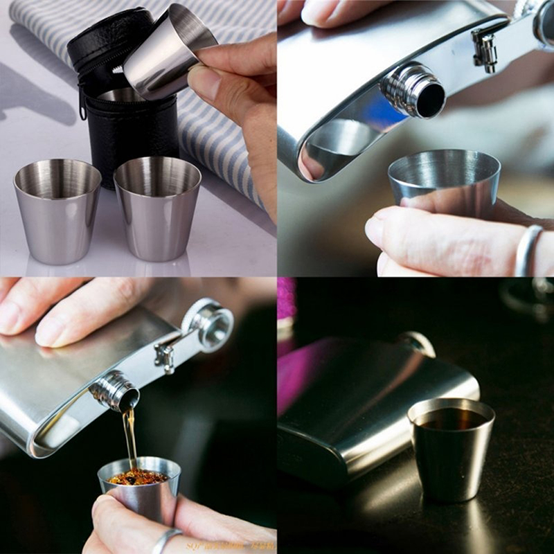 4/6Pcs Stainless Steel Cups Mi - Coffee Equipment Camping 리뷰 및 가격