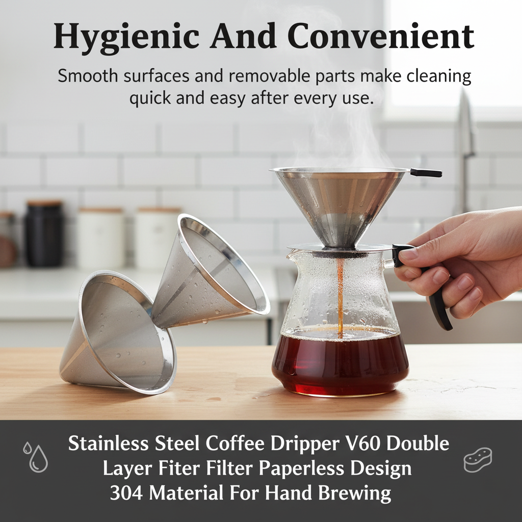 V60 Stainless Steel Coffee Fil - Coffee Equipment V60 리뷰 및 가격