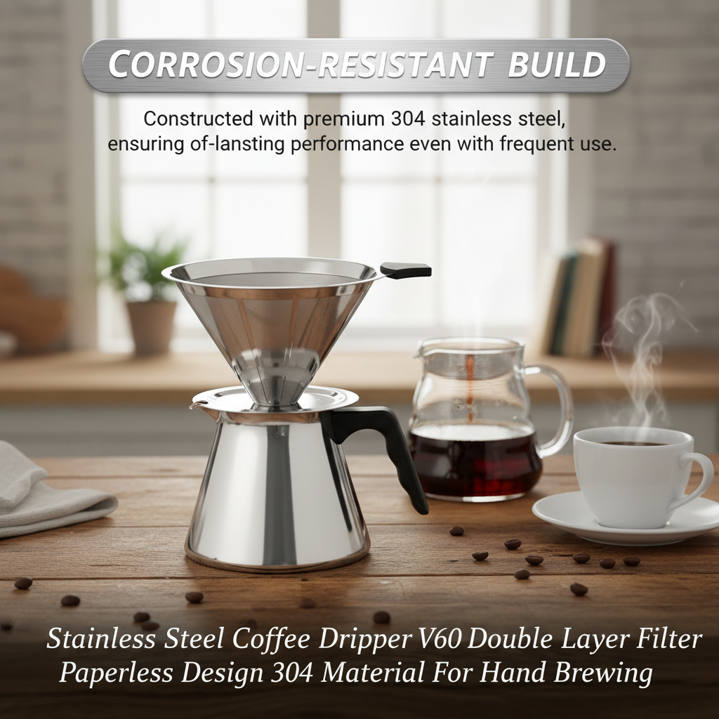 V60 Stainless Steel Coffee Fil - Coffee Equipment V60 리뷰 및 가격