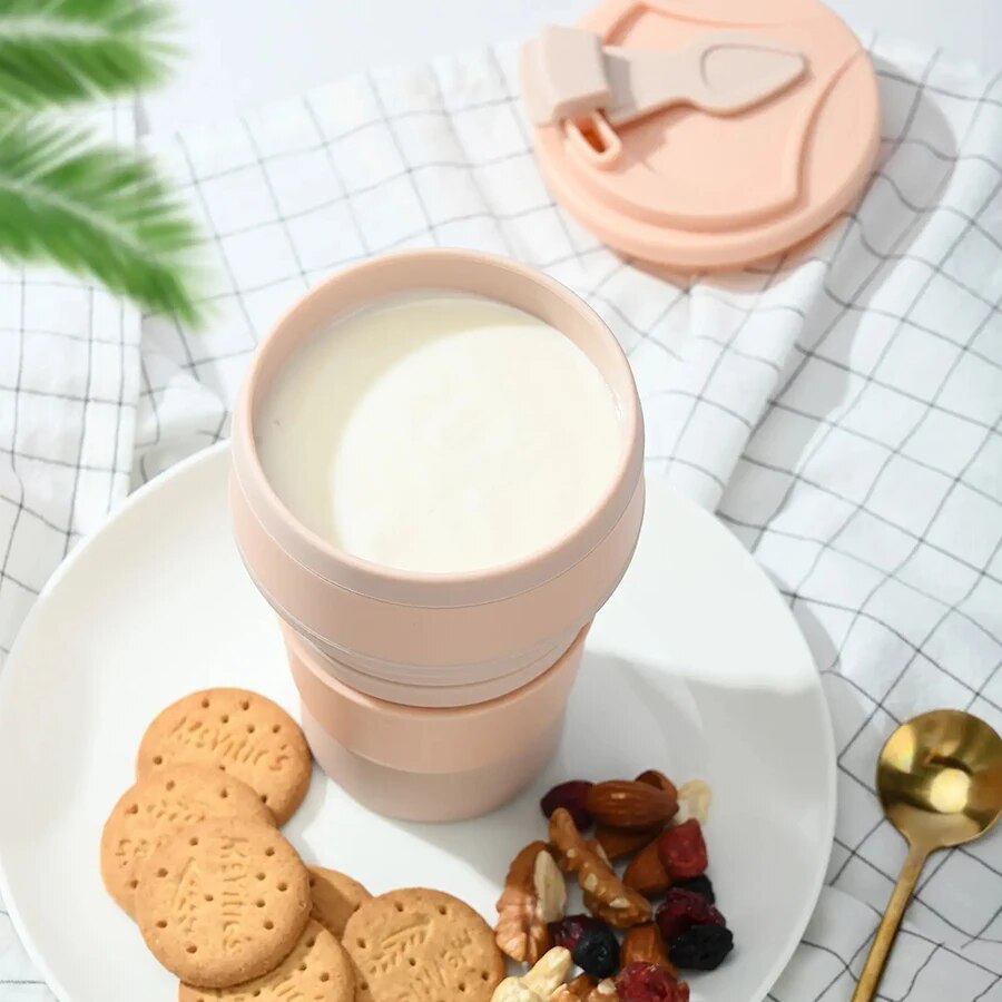 350ML Food-Grade Silicone Fold - Coffee Equipment Camping 리뷰 및 가격