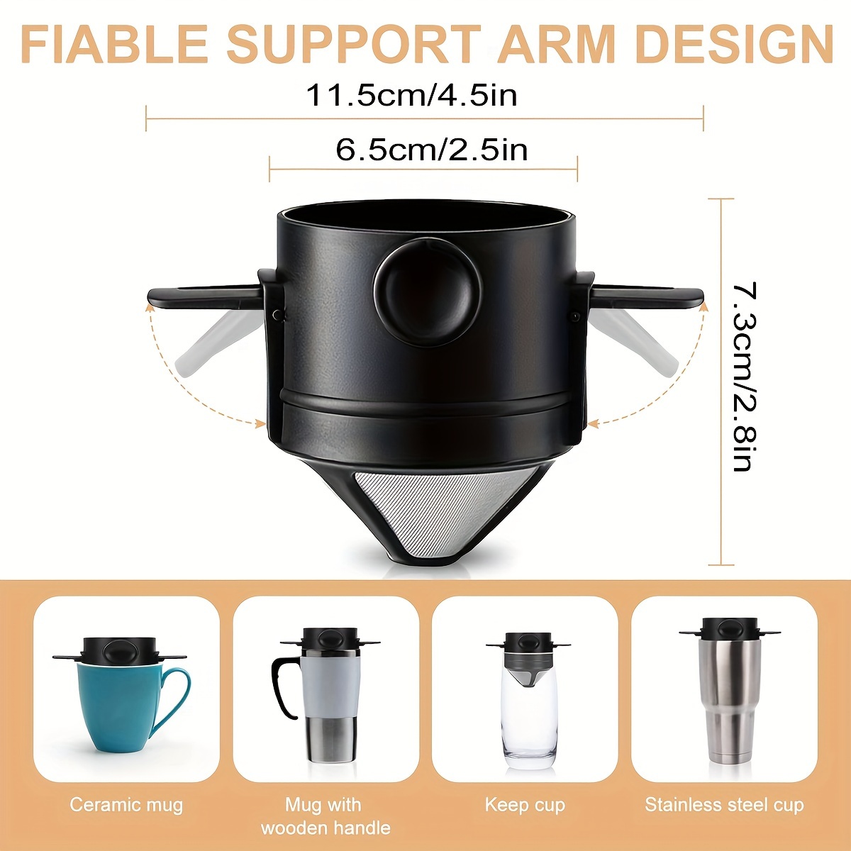 Coffee Filter Cup Portable Reu - Coffee Equipment Camping 리뷰 및 가격